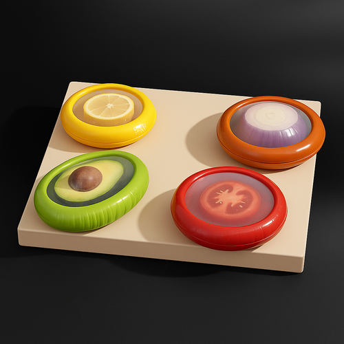 Set 4 Recipiente Fructe & Legume